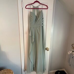 Azazie Agave bridesmaids dress